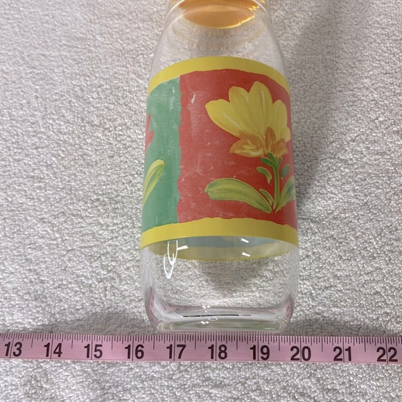 Vintage Gardenia Luminarc Arc France Glass Pitcher Carafe With Lid - Picture 3 of 12